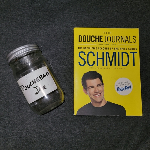 Douchebag Jar & The Douche Journals - Volume One - New Girl Fan Gift - Picture 1 of 5